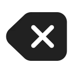 Backspace SVG Icon